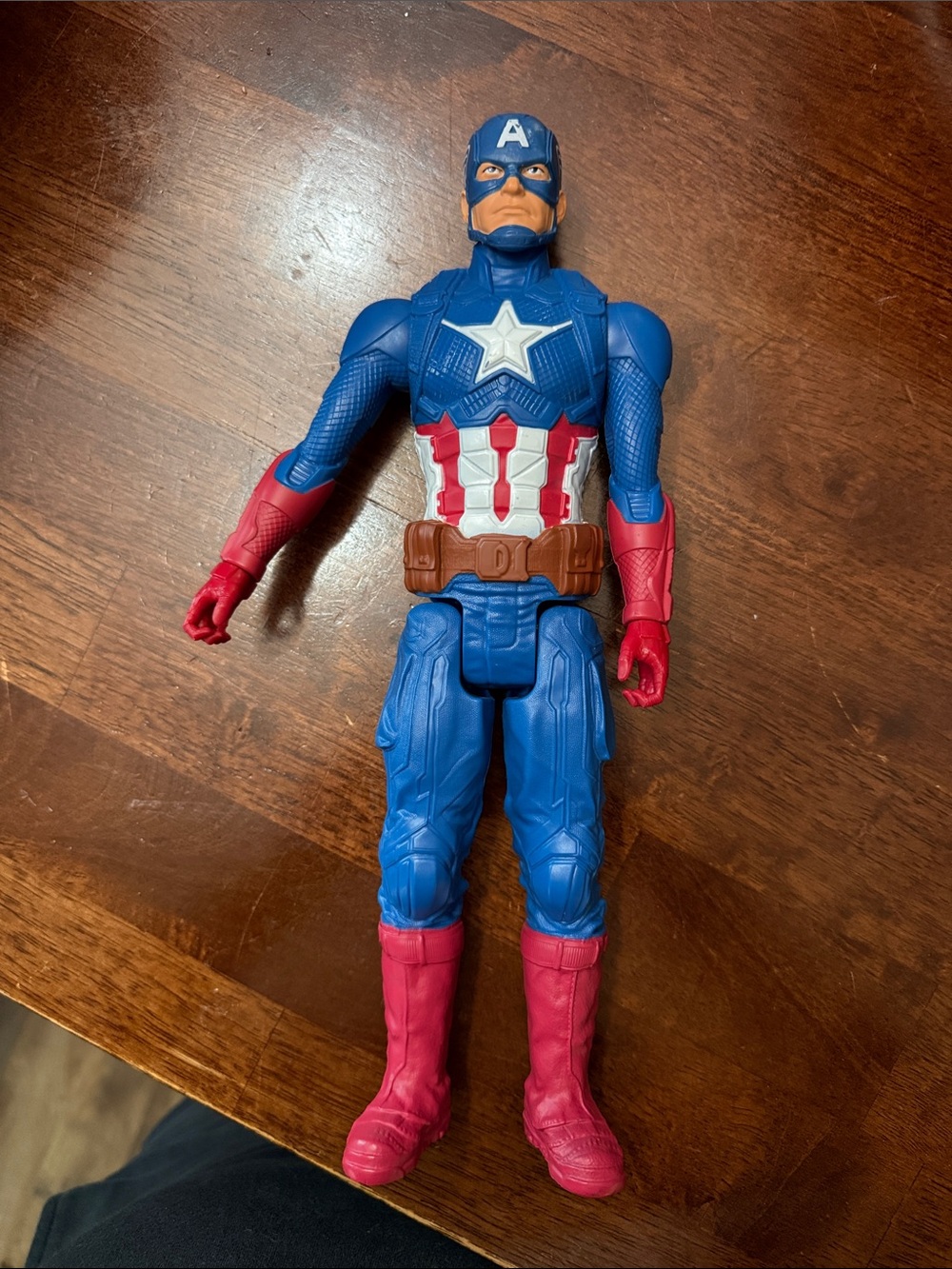 Marvel Captain America Action Figure - Blue, Red, Brown, White